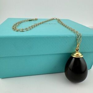 RARE Tiffany & Co. 100 Carat Smoky Quartz 24" Necklace by Paloma Picasso 18k